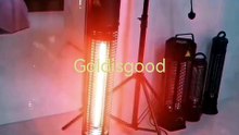 750mm 235v  1000w Quartz Infrared Heater with White Reflector for PET Bottle Machine From Goldisgood