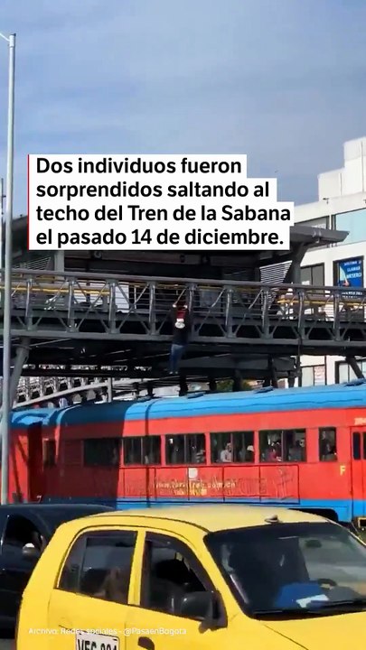 Dos hombres saltaron encima del tren de la Sabana mientras estaba en movimiento