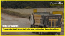 Infrastructures : progression des travaux de l’autoroute continentale Rabat–Casablanca