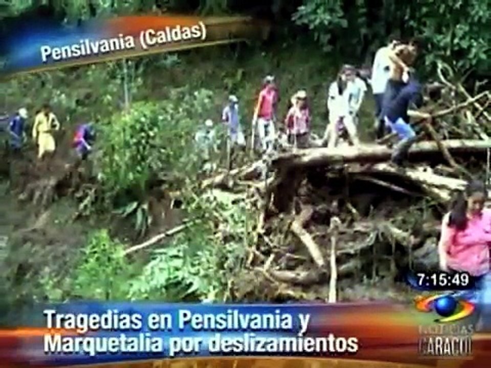 Estragos del invierno en Colombia