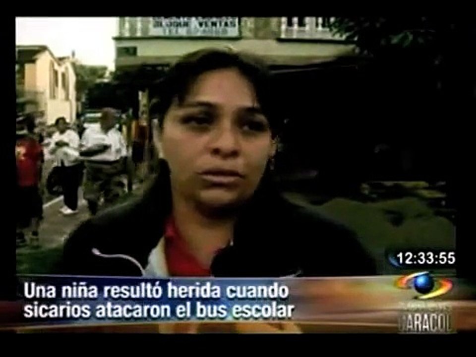 Sicarios disparan contra bus escolar