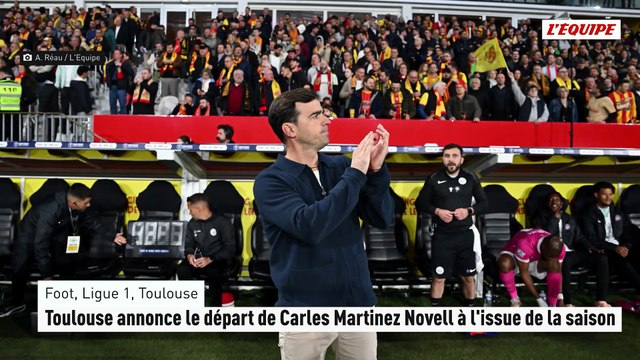 Toulouse annonce le départ de Carles Martinez Novell à l'issue de la saison - Foot - Ligue 1 - Toulouse