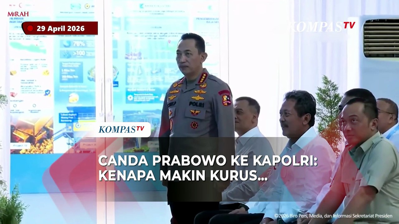 Kelakar Presiden Prabowo ke Kapolri Jenderal Listyo Sigit: Kenapa Makin Kurus?