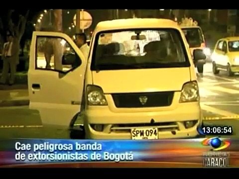 Banda de extorsionistas en Bogotá