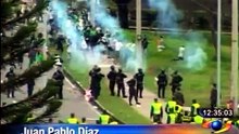 Disturbios hinchas de Nacional