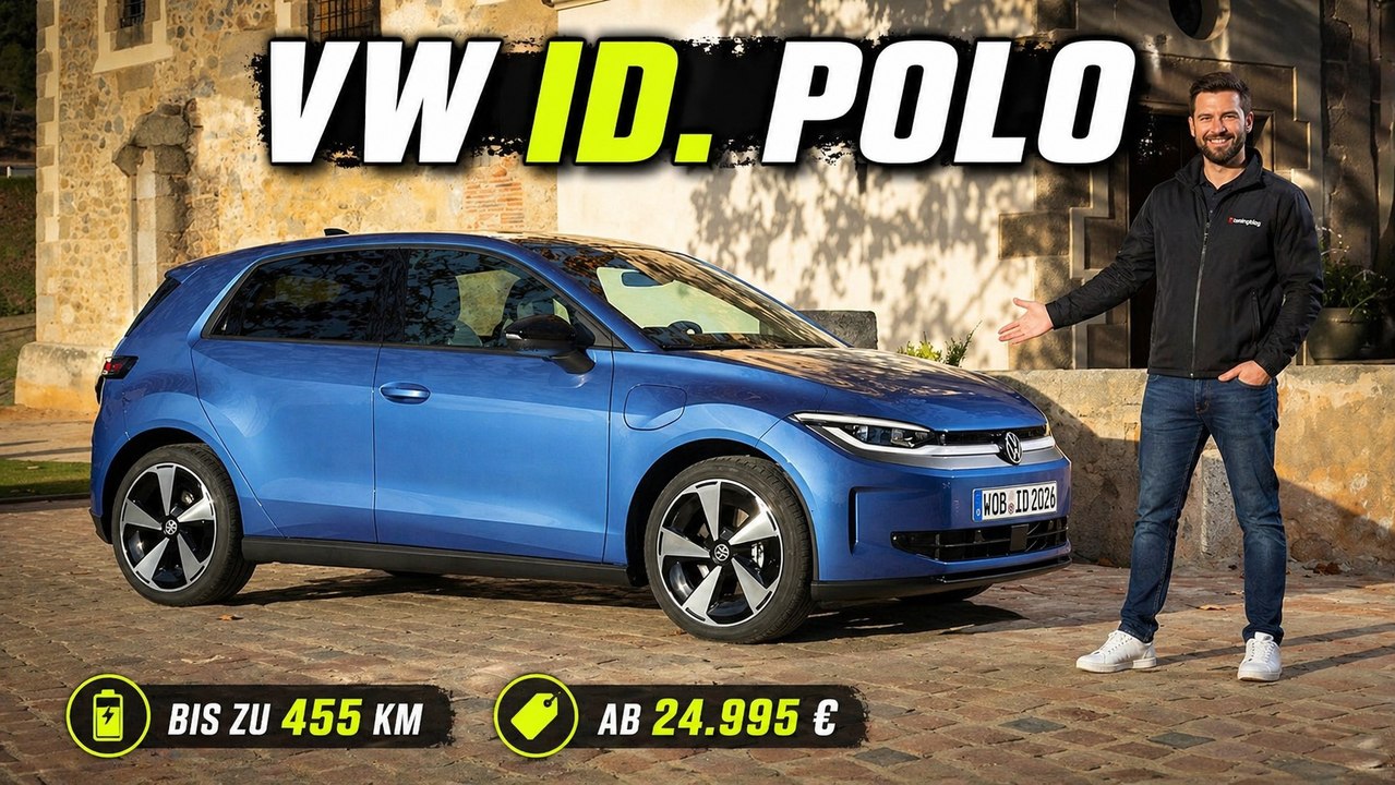 2026 VW ID. Polo: Neuer E-Kleinwagen startet ab 24.995 €
