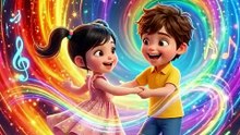 The MOST FUN Rainbow Song Ever! 🌈 Color Parade for Kids 🎶 | LR Craze #shorts