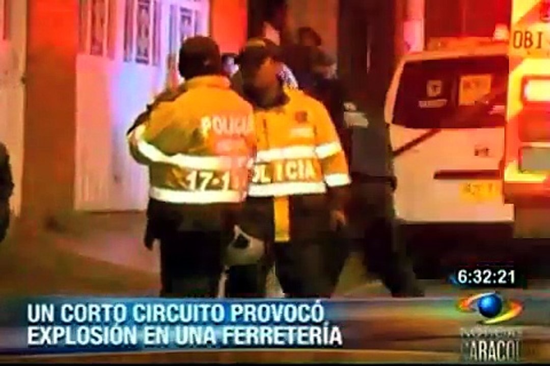 Explosión en ferretería en Bogotá