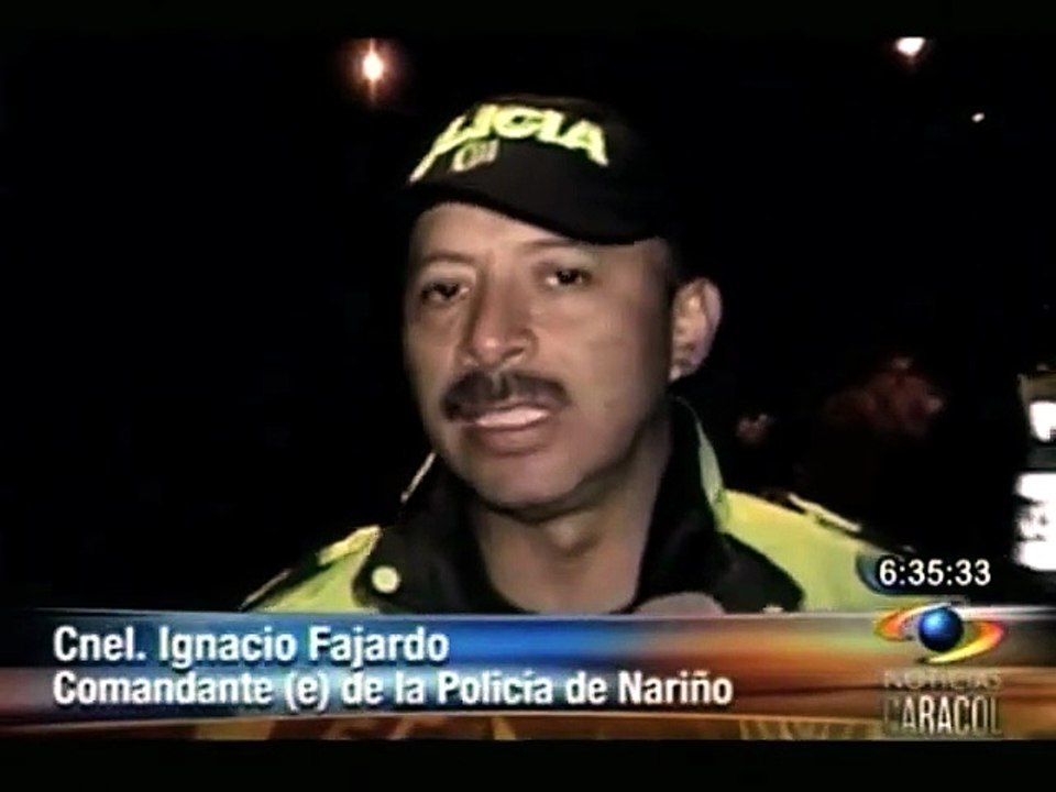 Explosión en Nariño