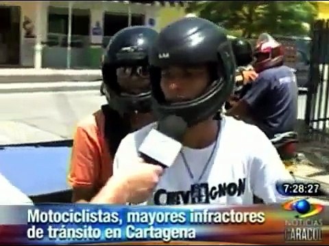 Motociclistas infractores