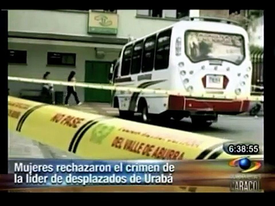Asesinato de lider de desplazados en Medellín