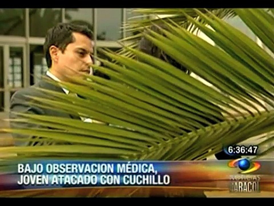 Joven apuñalado
