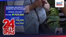 Sagot ng PhilHealth sa normal delivery, itinaas sa P29K; P58-K-P62K kung C-section | 24 Oras