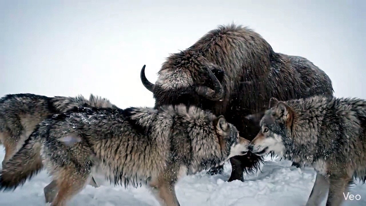 Apex Predators: Incredible Wolf Pack Hunting Sequences