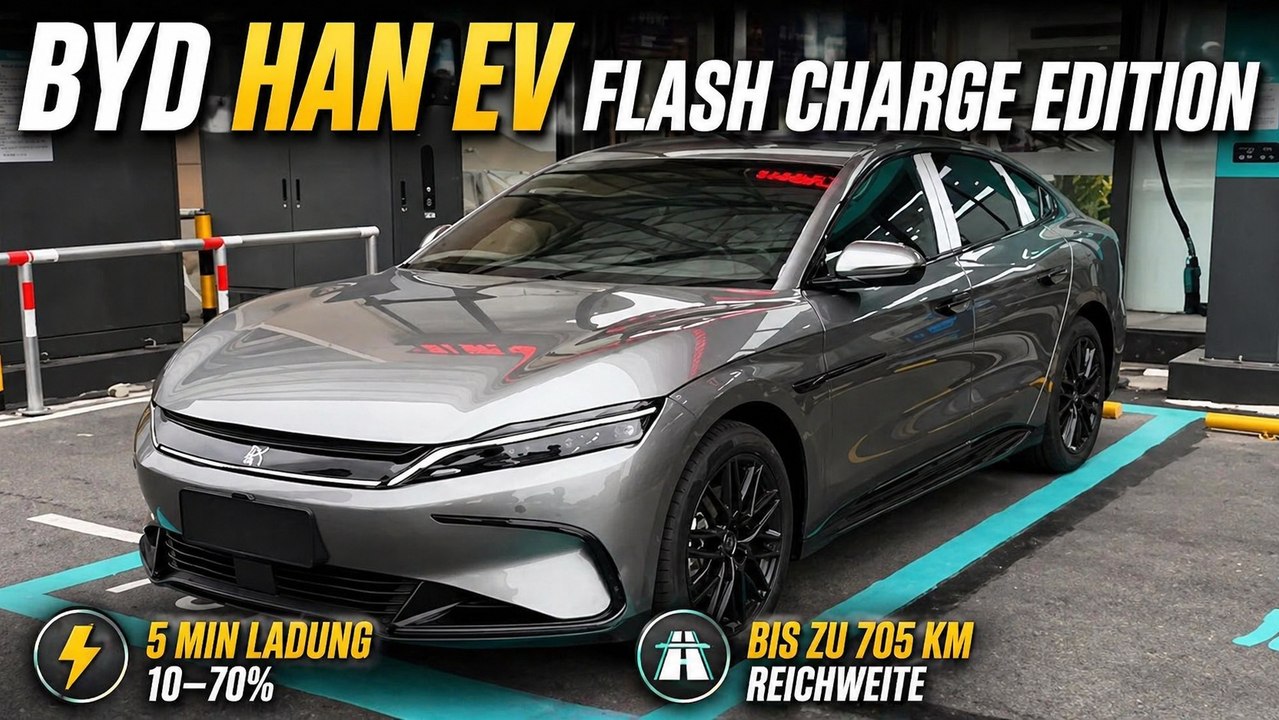 2026 BYD Han EV Flash Charge Edition: 240 kW Power & Hightech pur