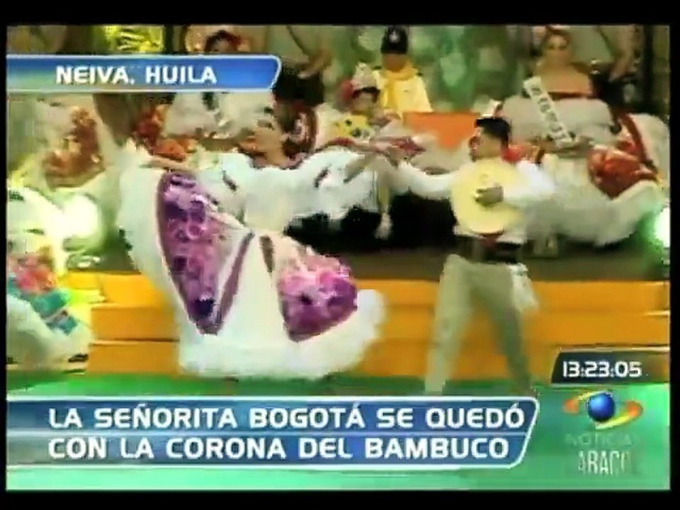 Srta Bogotá se coronó reina nacional del Bambuco