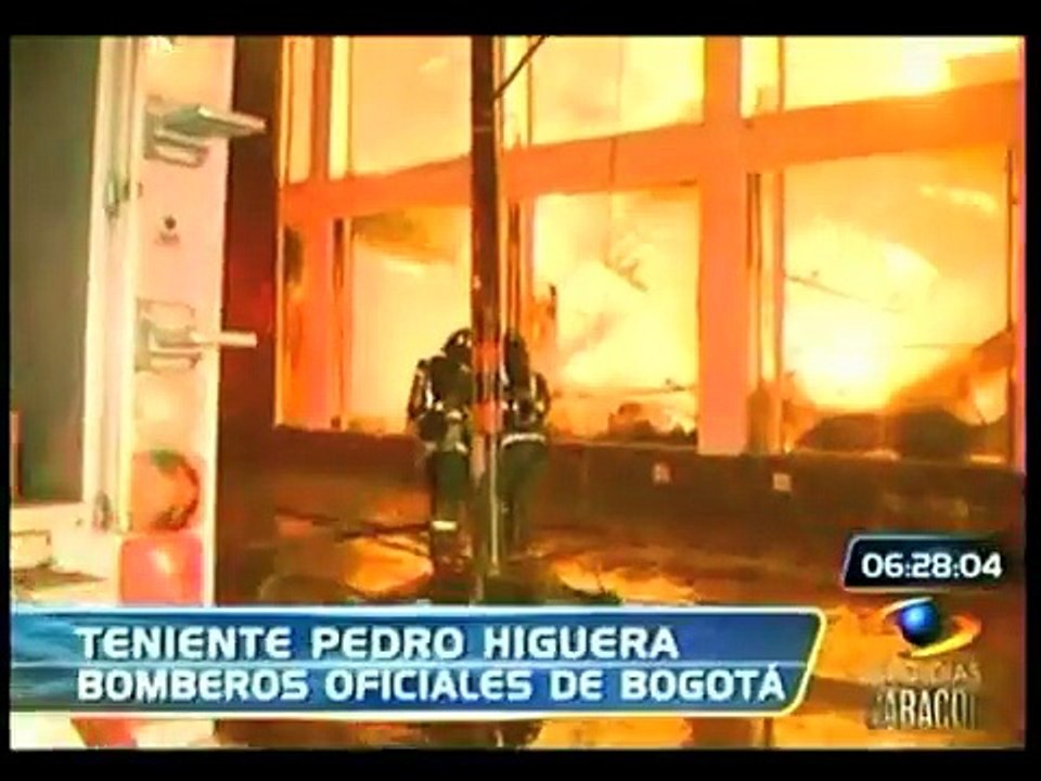 Voraz incendio en el occidente de Bogotá