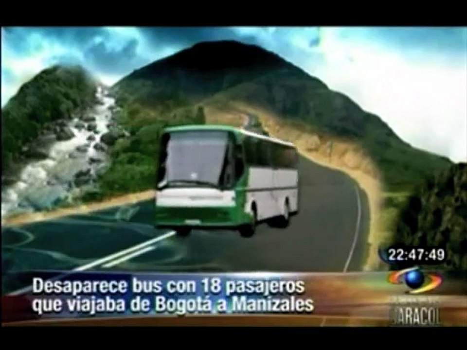 Bus se va a un abismo en Manizales