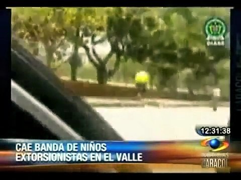 Cae banda de niños extorsionistas
