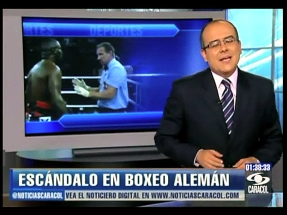 Boxeador agrede a juez
