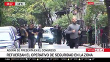 Congreso blindado por el informe de Manuel Adorni: cortes, vallados y caos de tránsito en el centro porteño