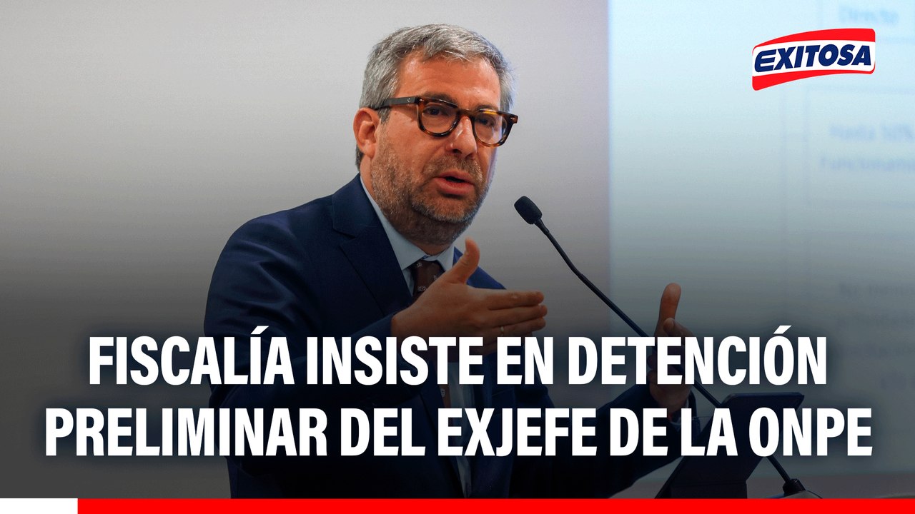 Fiscalía insiste en detención preliminar del exjefe de la ONPE y apela a fallo que impidió su arresto