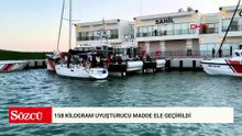 Ayvalık'ta düzenlenen ortak operasyonda 158 kilogram uyuşturucu madde ele geçirildi