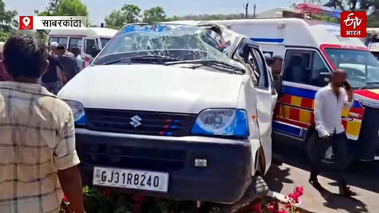गुजरात में भीषण हादसा : साबरकांठा में बस की कार से भिड़ंत, सात महिलाओं समेत 8 की मौत