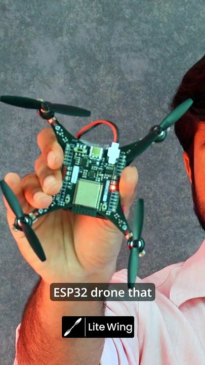 DIY ESP32 Drone with Bluetooth Speaker