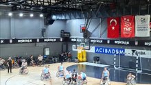 İlk Yarı Sonucu - Beşiktaş 57-17 Antalya BŞB - Tekerlekli Sandalye Basketbol Süper Ligi 21. Hafta
