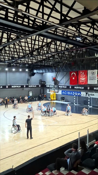 İlk Yarı Sonucu - Beşiktaş 57-17 Antalya BŞB - Tekerlekli Sandalye Basketbol Süper Ligi 21. Hafta