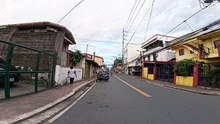 Del Pilar Street corner Kalupi Street in Pasig City in the Philippines
