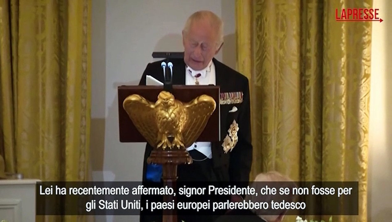 Re Carlo III risponde a Trump: "Se non fosse per noi, oggi parlereste francese"