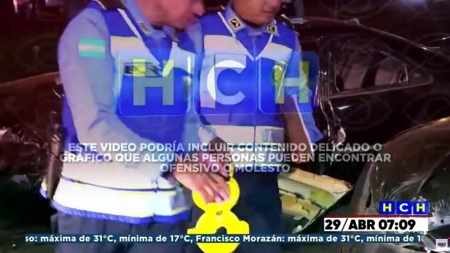 Aparatoso choque múltiple dejó varios heridos y por poco termina en tragedia | Móvil Emergencia TGU