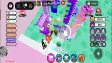 It’s all about teamwork and strategy l Eat Same Color Food Challenge l Roblox