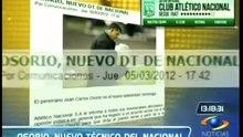 Osorio nuevo técnico del Nacional