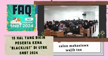 15 Hal yang Bikin Peserta Kena Blacklist di UTBK SNBT calon mahasiswa wajib tau