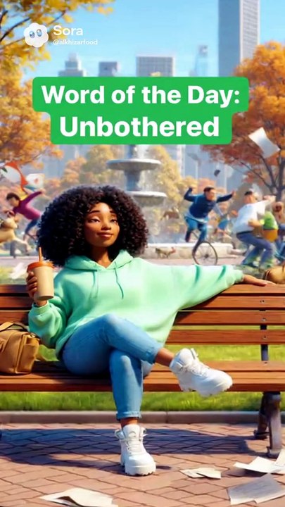 How to Use “Unbothered” | English Slang Word Explained