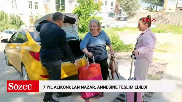7 yıl harabe evde alıkonulan Nazar, Almanya'dan gelen annesine teslim edildi