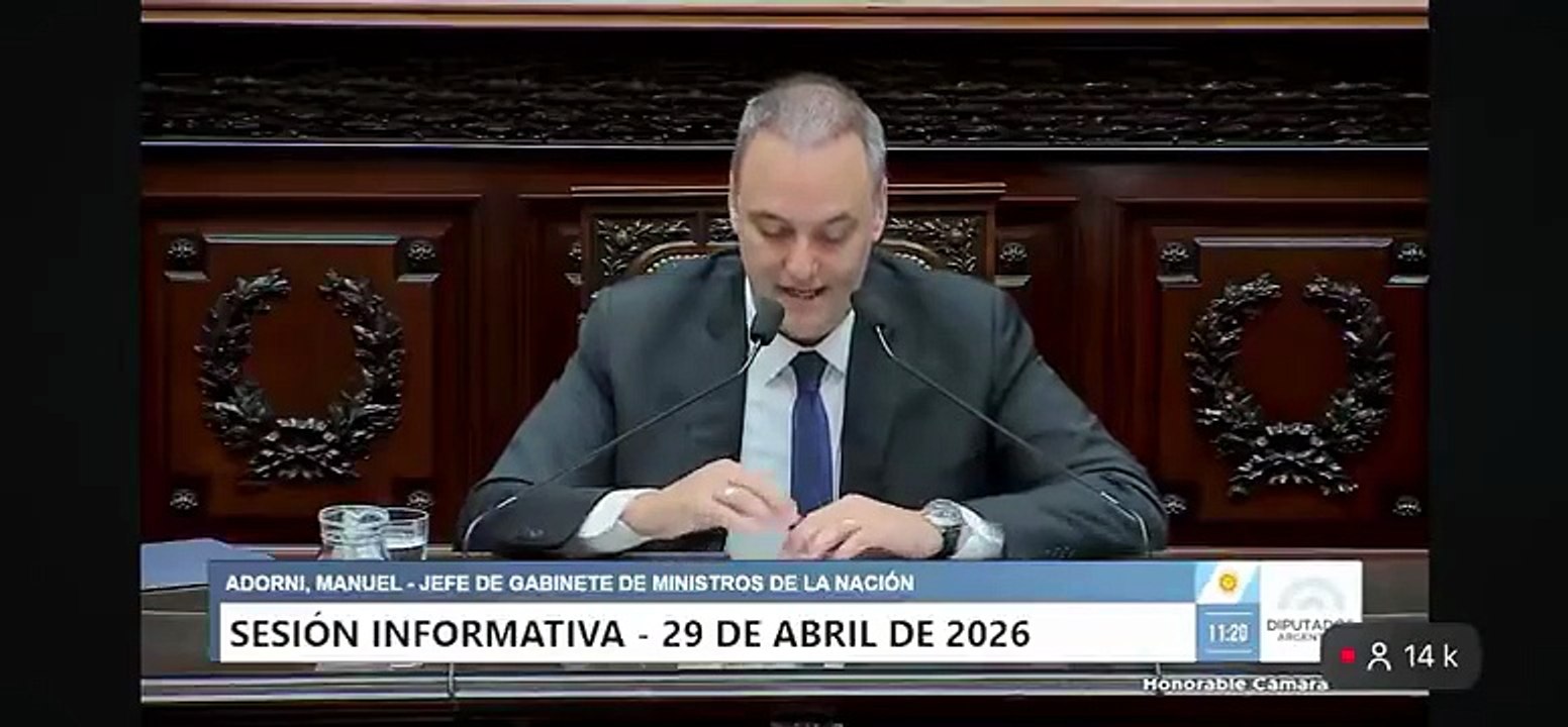 Adorni: “Todos los ciudadanos son inocentes hasta que la justicia demuestro lo contrario”