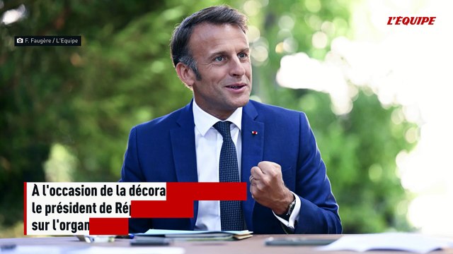 Emmanuel Macron se veut rassurant sur les Alpes 2030 : « Nous serons au rendez-vous des Jeux d'hiver 2030 » - Tous sports - JO
