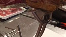 Jamón ibérico o serrano