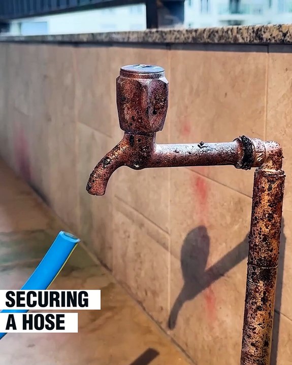 How to secure a loose hose in seconds!