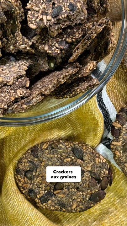 Crackers aux graines maison