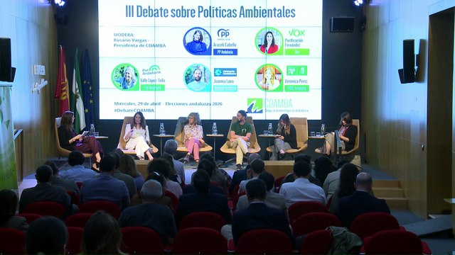 Partidos contraponen sus políticas ambientales para el 17M en un debate organizado por COAMBA