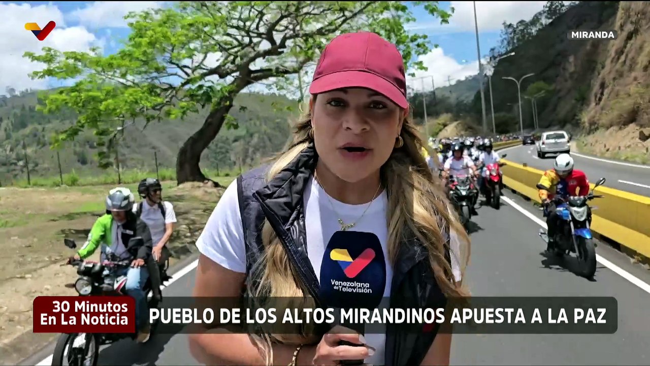 Más de 300 motorizados de los Altos Mirandinos se sumaron a la peregrinación