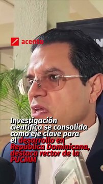 Investigación científica se consolida como eje clave para el desarrollo en República Dominicana, destaca rector de la PUCMM