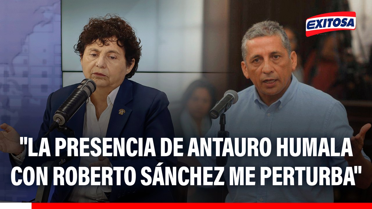 Susel Paredes: "La presencia de Antauro Humala con Roberto Sánchez me perturba"