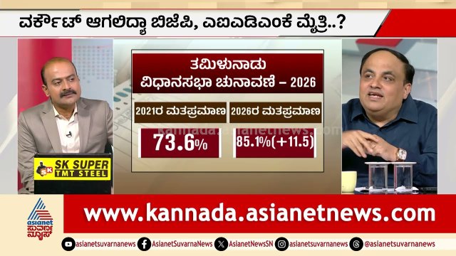 ದಳಪತಿ ವಿಜಯ್ ಕಿಂಗ್ ಮೇಕರ್ ಆಗ್ತಾರಾ? | Tamil Nadu | Election Exit Poll Results 2026 | Suvarna News