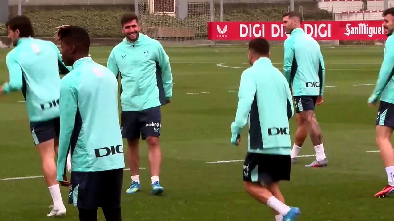 Entrenamiento del Athletic Club en Lezama (Bizkaia)